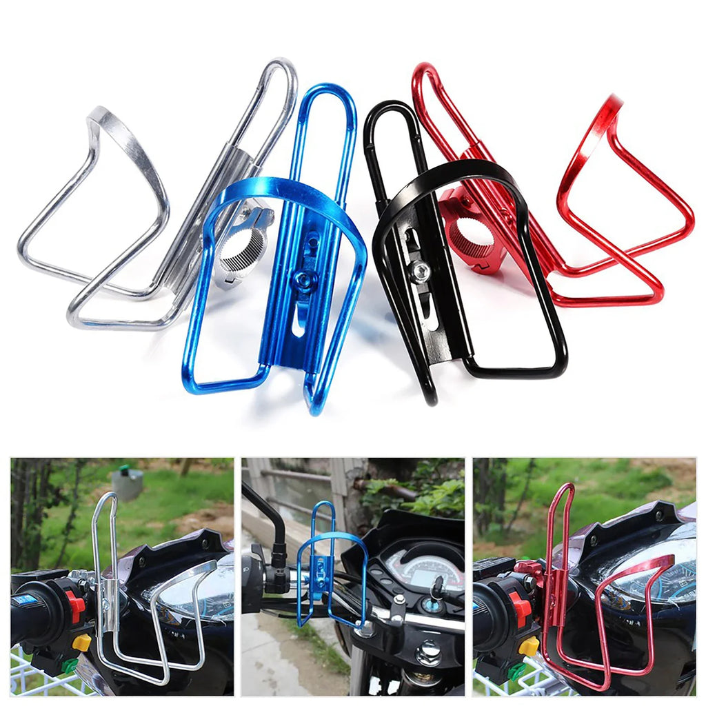 Motorcycle Handlebar Cup Holder – Aluminum Drink Bottle Mount Handlebar Cup Holder Qme
