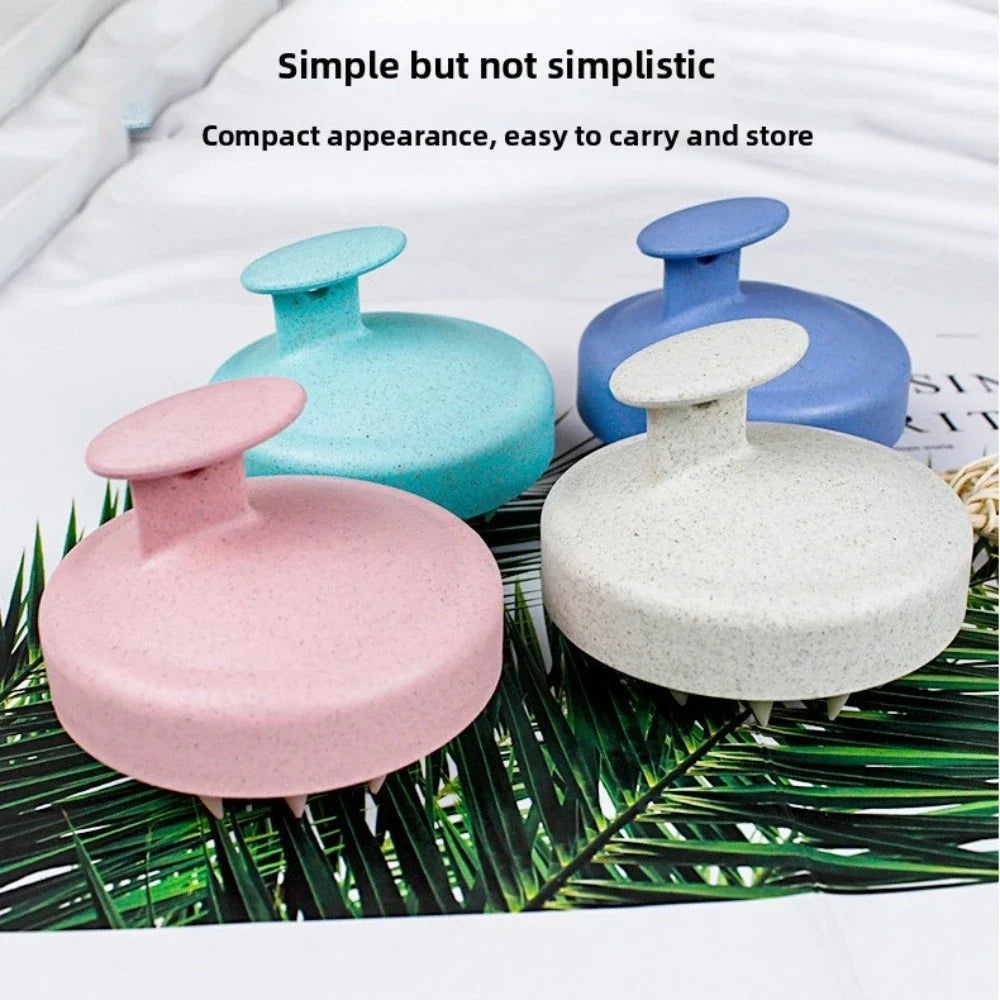 Soft Silicone Scalp Shampoo Brush & Hair Washing Comb Scalp Shampoo Brush Qme