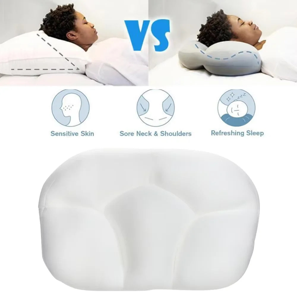 Memory Foam Egg-Shaped Sleep Pillow – Head & Neck Support Memory Foam Pillow Qst