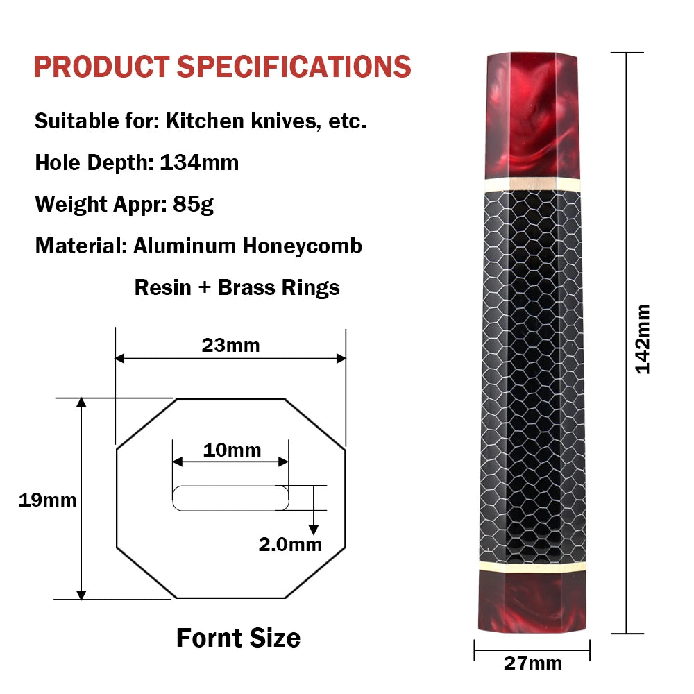 XITUO Octagonal Wood Knife Handle – DIY Chef & Damascus Knife Knife Handle Qst DB-2303
