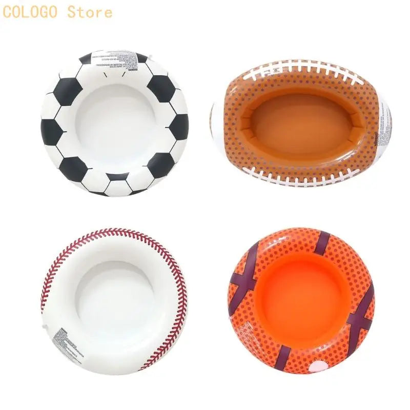 Inflatable Sports Drink Tray | Pool Party Beverage Holder Inflatable Drink Tray Qme
