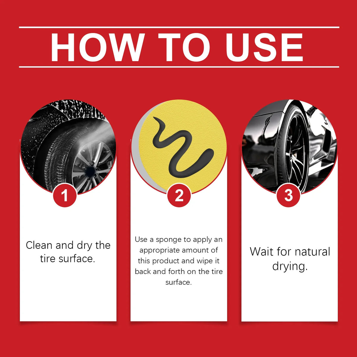 HOMONTH Tire Polishing Paste – Automotive Tire Refurbishing Tire Polishing Paste Qme