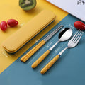 Stainless Steel Chopsticks Spoon Fork Set | Portable Tableware Portable Cutlery Set Qme 11