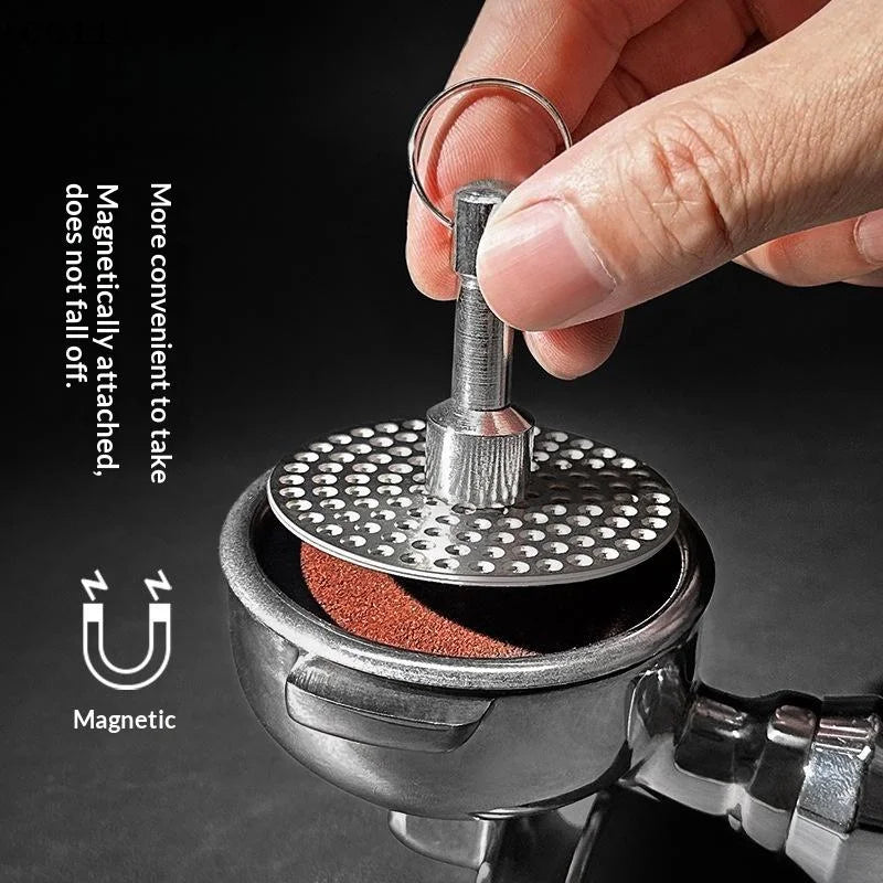 Magnetic Espresso Puck Screen – Universal 51/55mm Filter Mesh Espresso Accessory Qme