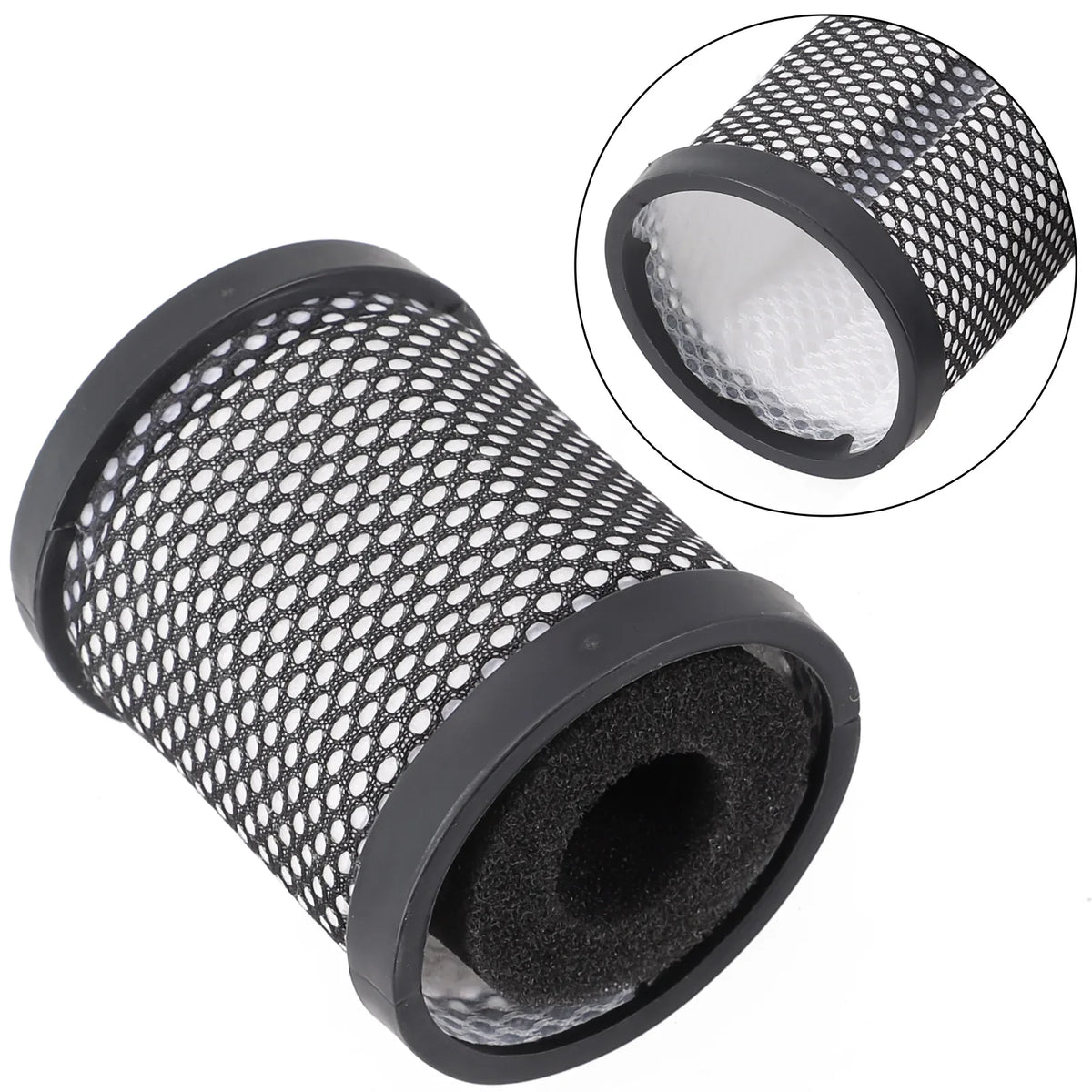 Hoover H-Free 100 Series Replacement Filter & Sponge – Part 35602170 Vacuum Filter Kit Qme