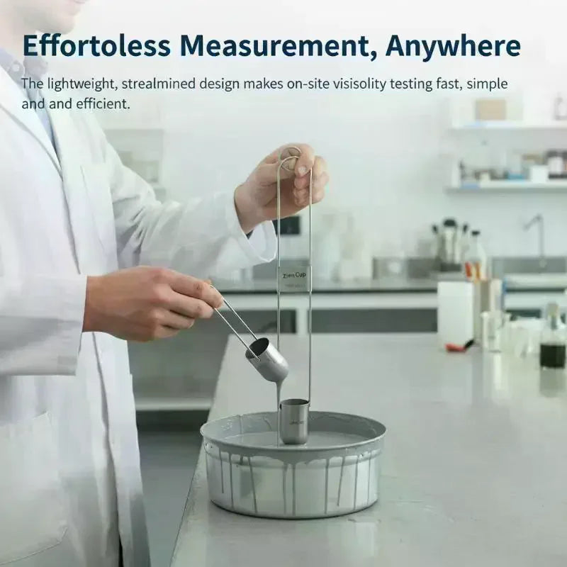 Stainless Steel Viscosity Flow Cup Viscometer | Multi-Spec Viscosity Flow Cup Qme