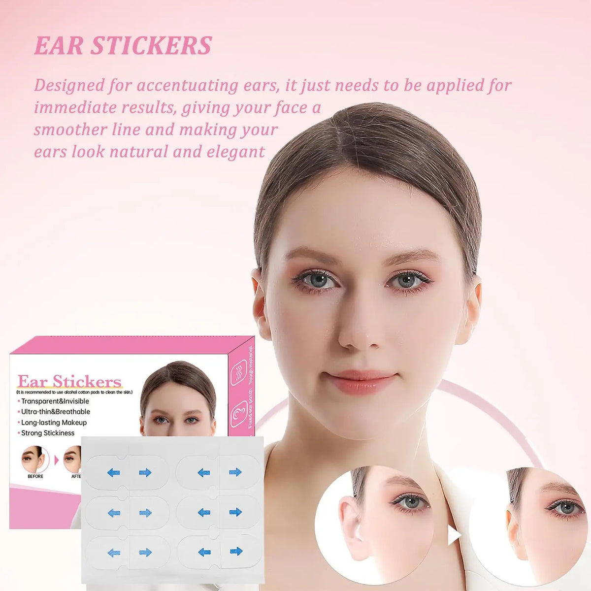 30 Pairs Invisible Ear Corrector Tape Patches | Pinning Back Ear Corrector Patches Qme