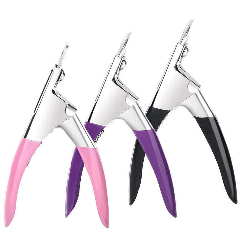 Professional U-Shape False Nail Clipper | Acrylic Nail Cutter Nail Clipper Qme