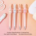 Wishing Bear Fidget Spinner Gel Pen Set – 4 Cute Novelty Pens Novelty Gel Pen Set Qme 4 Pcs
