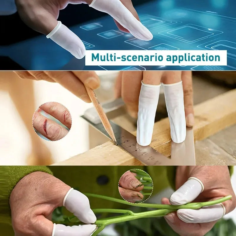 Sterile Disposable Finger Cots 2 Bags – Single-Head Design Disposable Finger Cots Qme