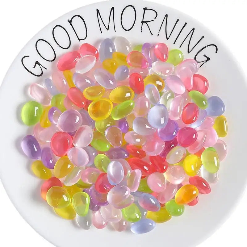 20 Glowing Resin Luminescent Stones – DIY Craft Supplies Resin Craft Stones Qme