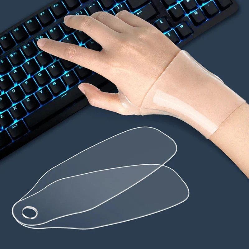 Transparent Silicone Wrist Brace Support Pad – Men & Women Wrist Brace Support Qme