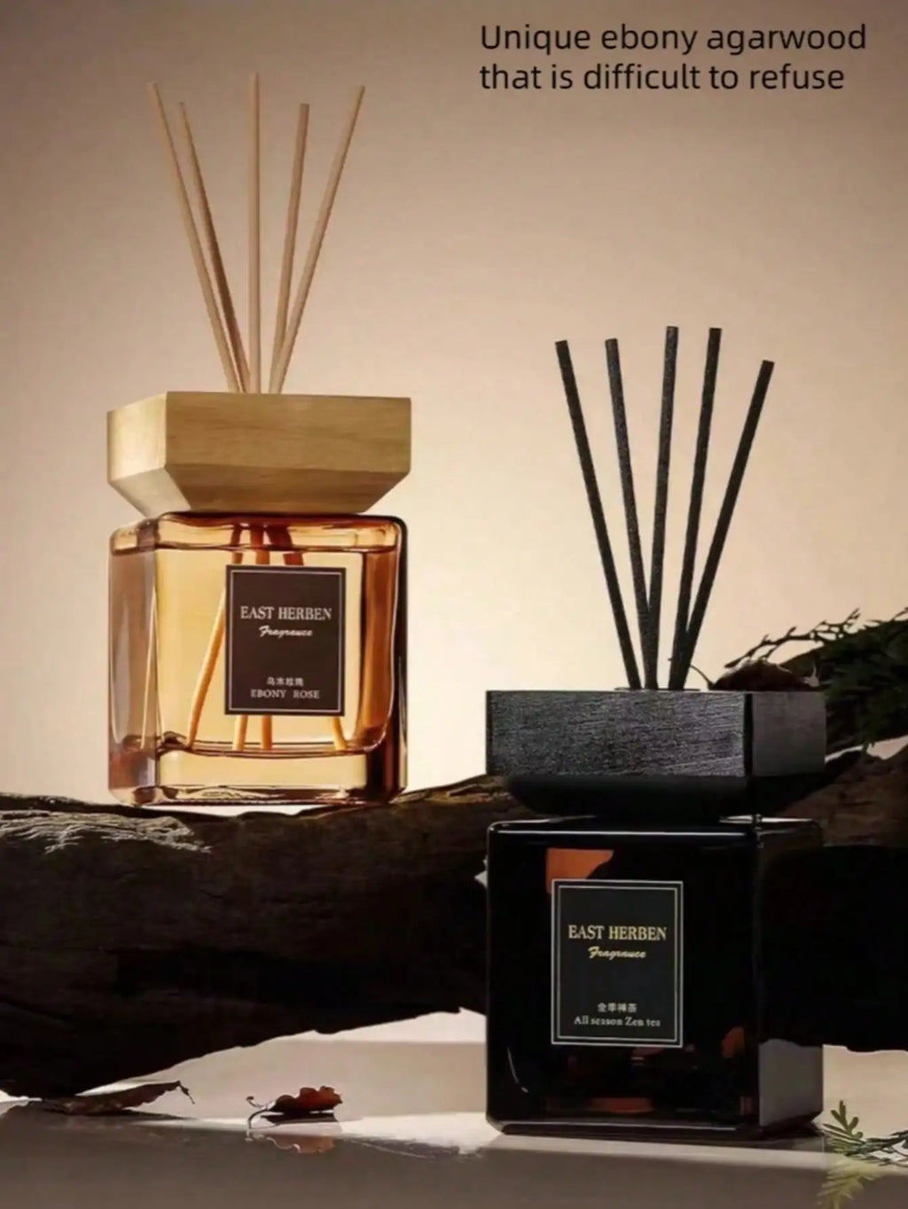 Hotel Grade Flameless Reed Diffuser | Essential Oil Rattan Stick Reed Diffuser Qme