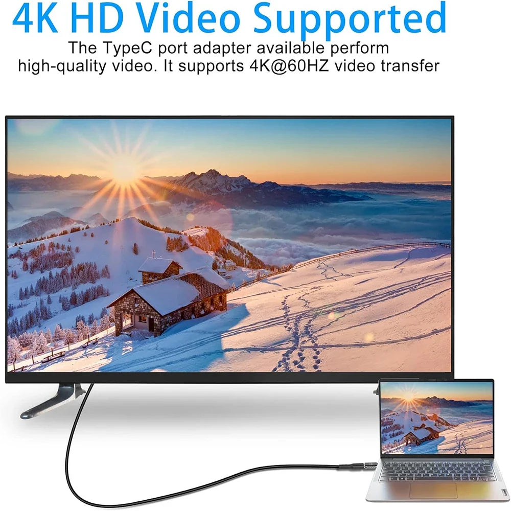 USB-C 90° Adapter 20Gbps OTG 8K 4K 100W Fast Charging USB-C Adapter Qme