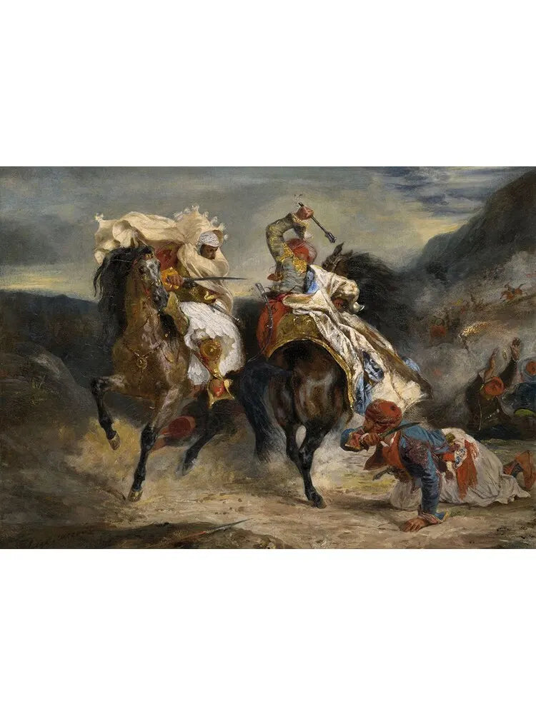 Delacroix Liberty Leading the People Canvas Wall Art Poster Canvas Wall Art Qst P6 40x60cm Unframed