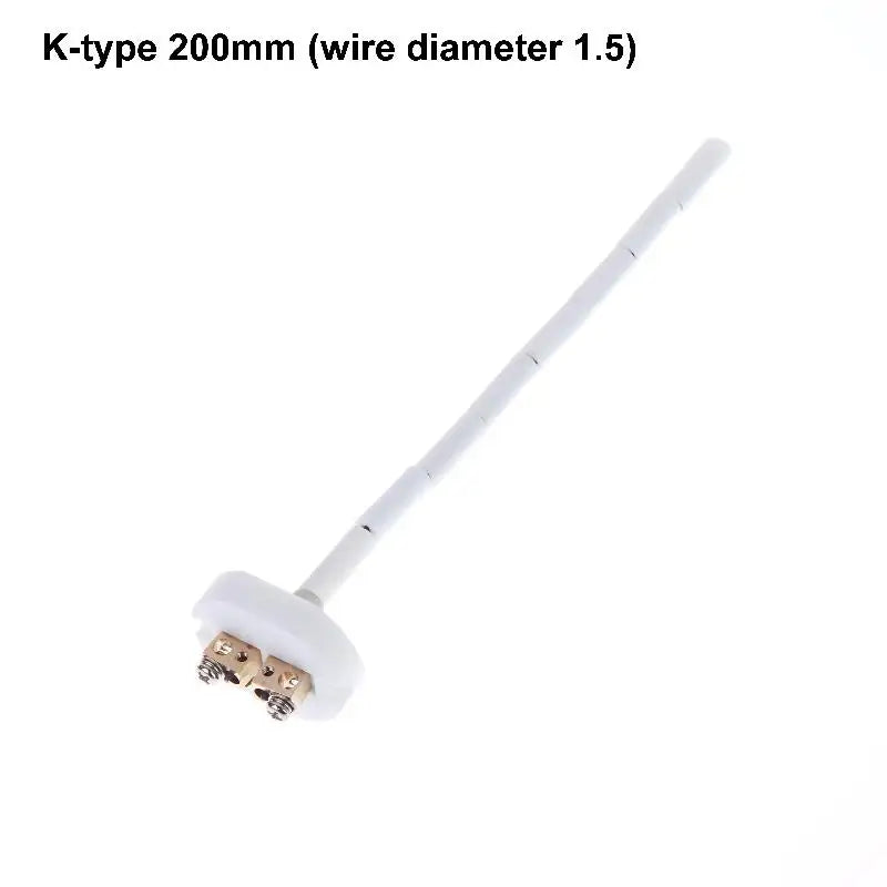 WRN-010 K-Type Thermocouple Sensor 0–1300°C Ceramic Core Probe Thermocouple Sensor Qme A1