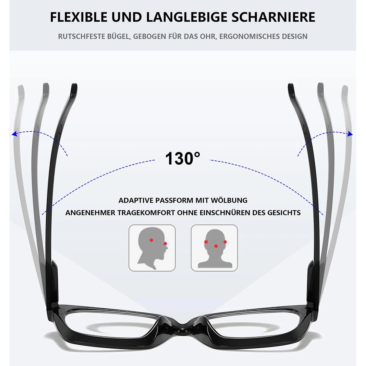 VOPHA Multifocal Progressive Reading Glasses | Blue Light Block Progressive Reading Glasses Qst