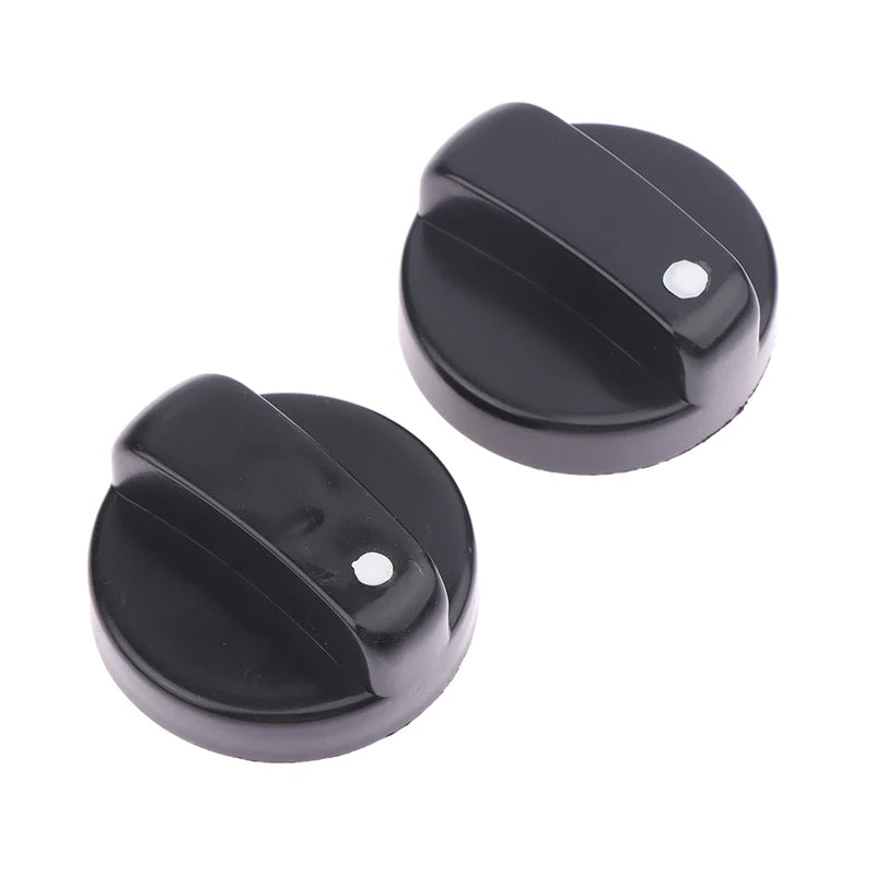 2-Pack Universal Black Gas Stove Control Knobs – DIY Stove Replacement Knobs Qst