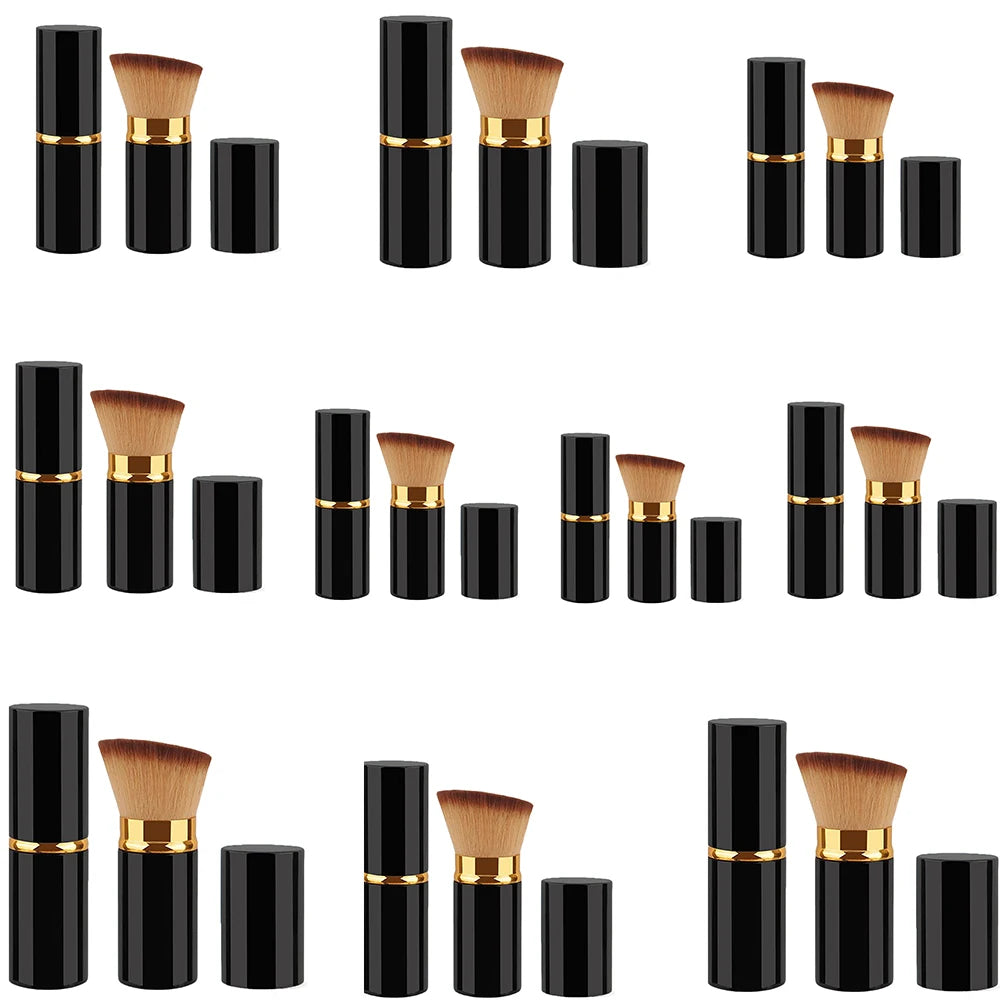Large Angled Makeup Brush – Dense Soft Bristles, Foundation & Blush Makeup Brush Qst 10pcs