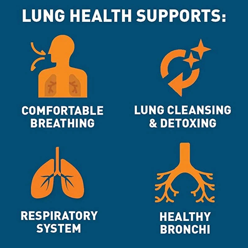 Bcuelov Lung & Bronchial Support Capsules – Vitamin C & K-2 Respiratory Supplement Qst