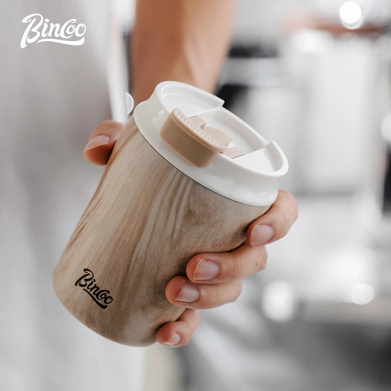 Bincoo 280ml/500ml Insulated Stainless Steel Travel Coffee Cup Insulated Travel Cup Qst