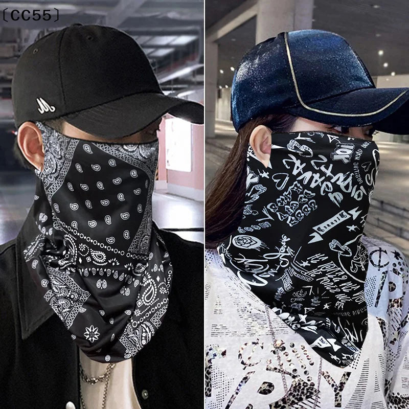 Punk UV Face Neck Mask – Outdoor Sports Cycling Bandana UV Neck Gaiter Qst
