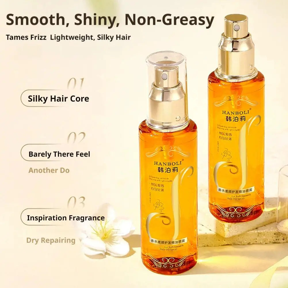 Essential Oil Hair Spray – Moisturizing & Softening Essence Leave-In Hair Spray Qme