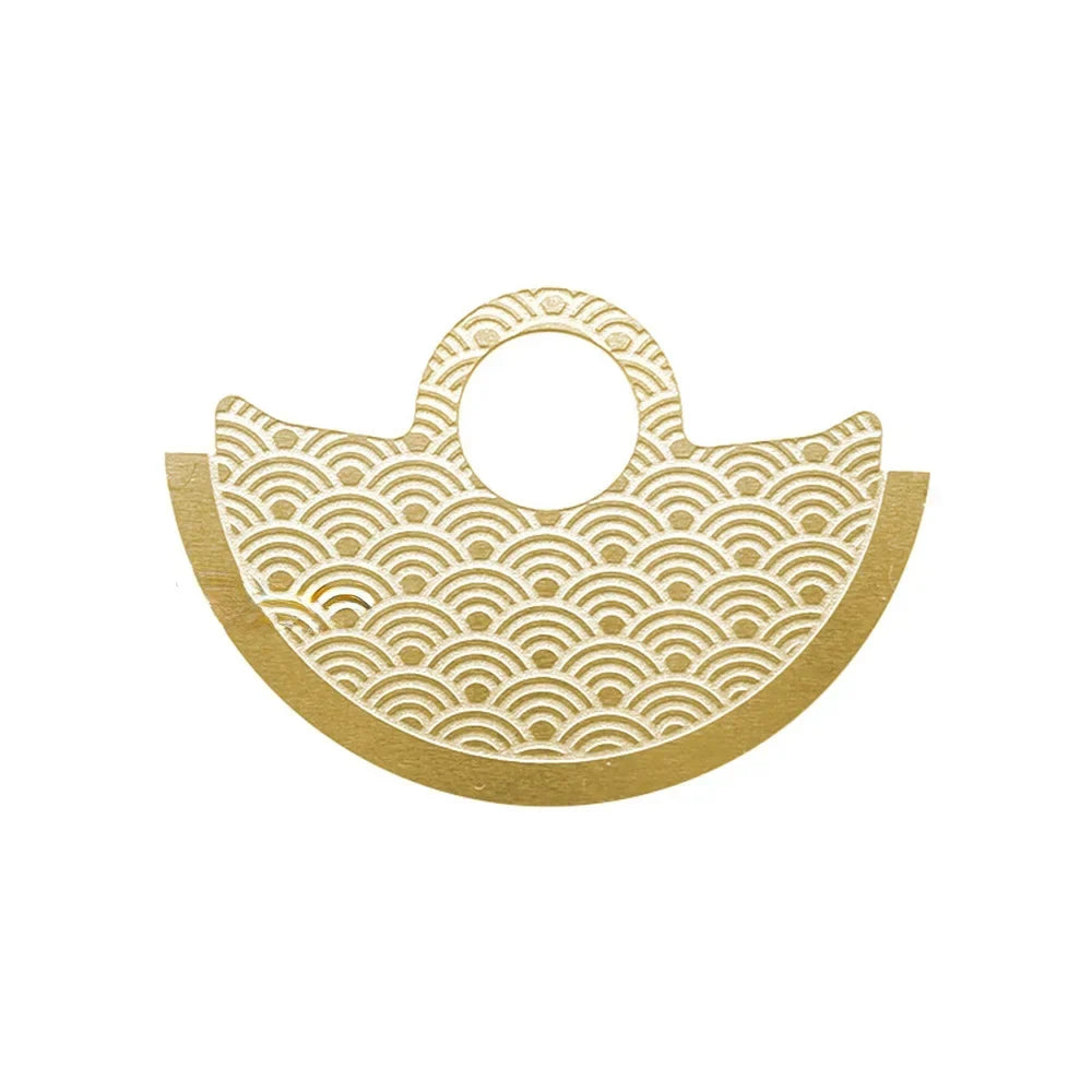 Wave Pattern NH35 NH36 Automatic Rotor Metal Patch – 4R35 4R36 Watch Movement Part Qme Gold