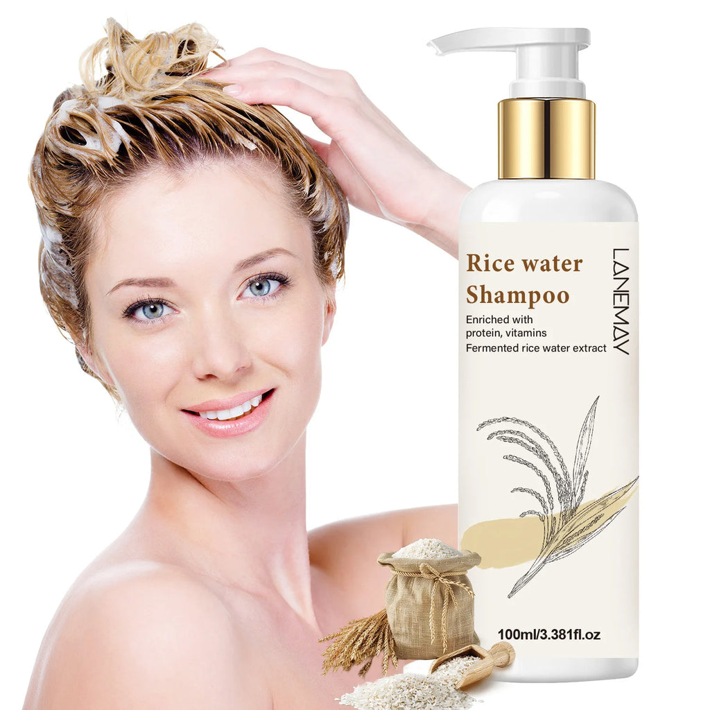 Lanemay Rice Water Shampoo – Hydrating & Softening 100ml Rice Water Shampoo Qst