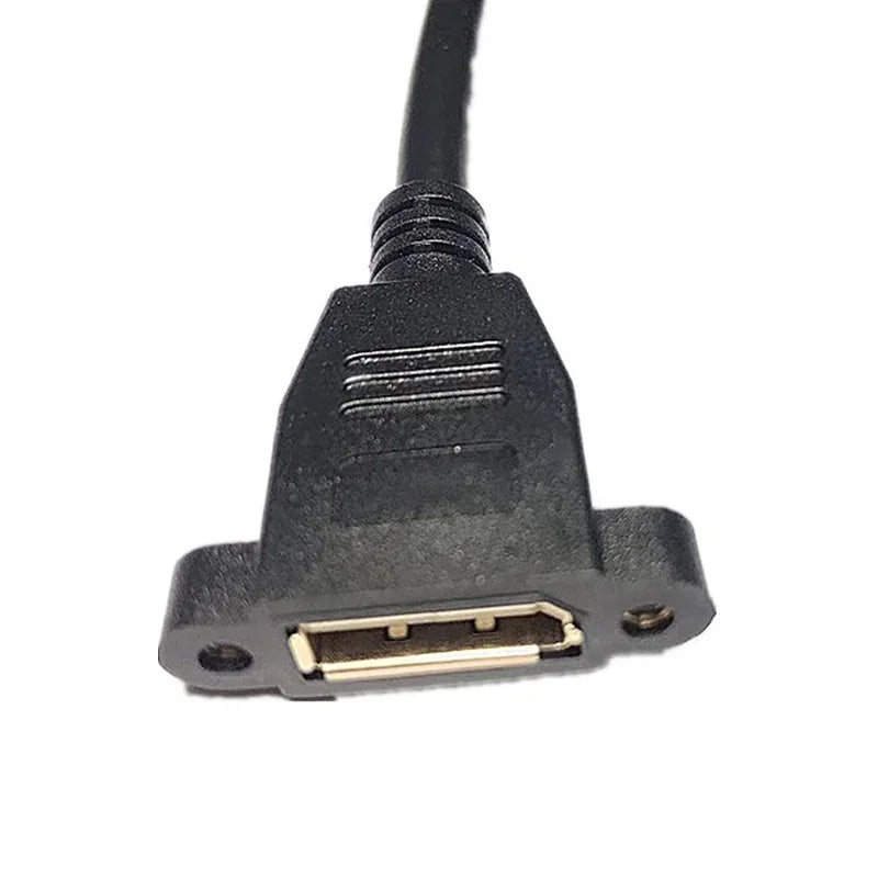 DisplayPort 1.2 Male to Female Locking Extension Cable 4K DisplayPort Extension Cable Qme