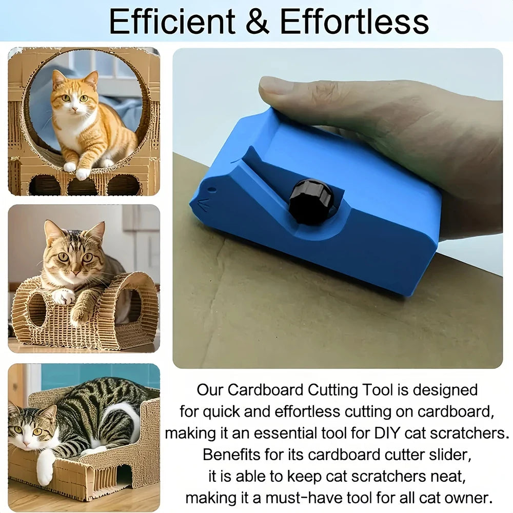 Cat-Shaped Cardboard Strip Cutter | 3D Printed DIY Tool Cardboard Strip Cutter Qme