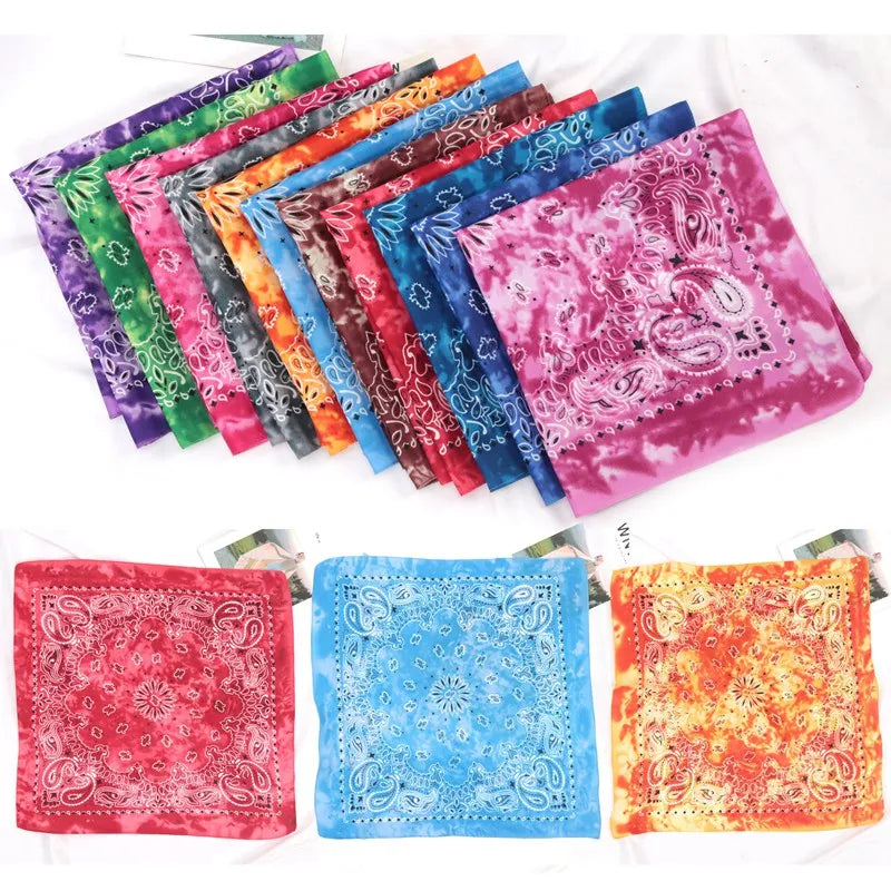 Unisex Bandana Hairband | Cowboy Biker Sports Head Wrap Bandana Head Wrap Qme