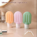 Leakproof Travel Silicone Squeeze Bottles – Shampoo & Lotion Travel Bottle Set Qme 3x90ml