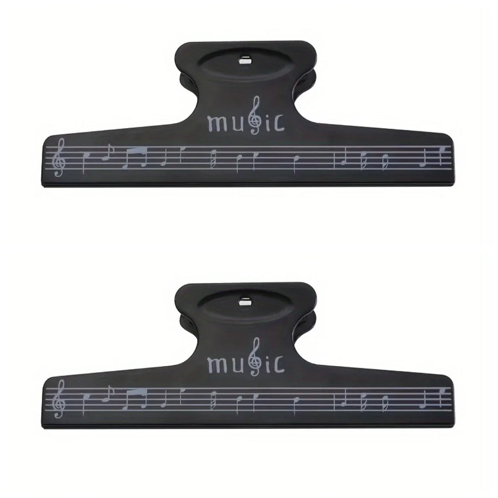 Music Note Sheet Clip Page Holder Clamp – Piano & Guitar Music Sheet Clip Qme 2pcs