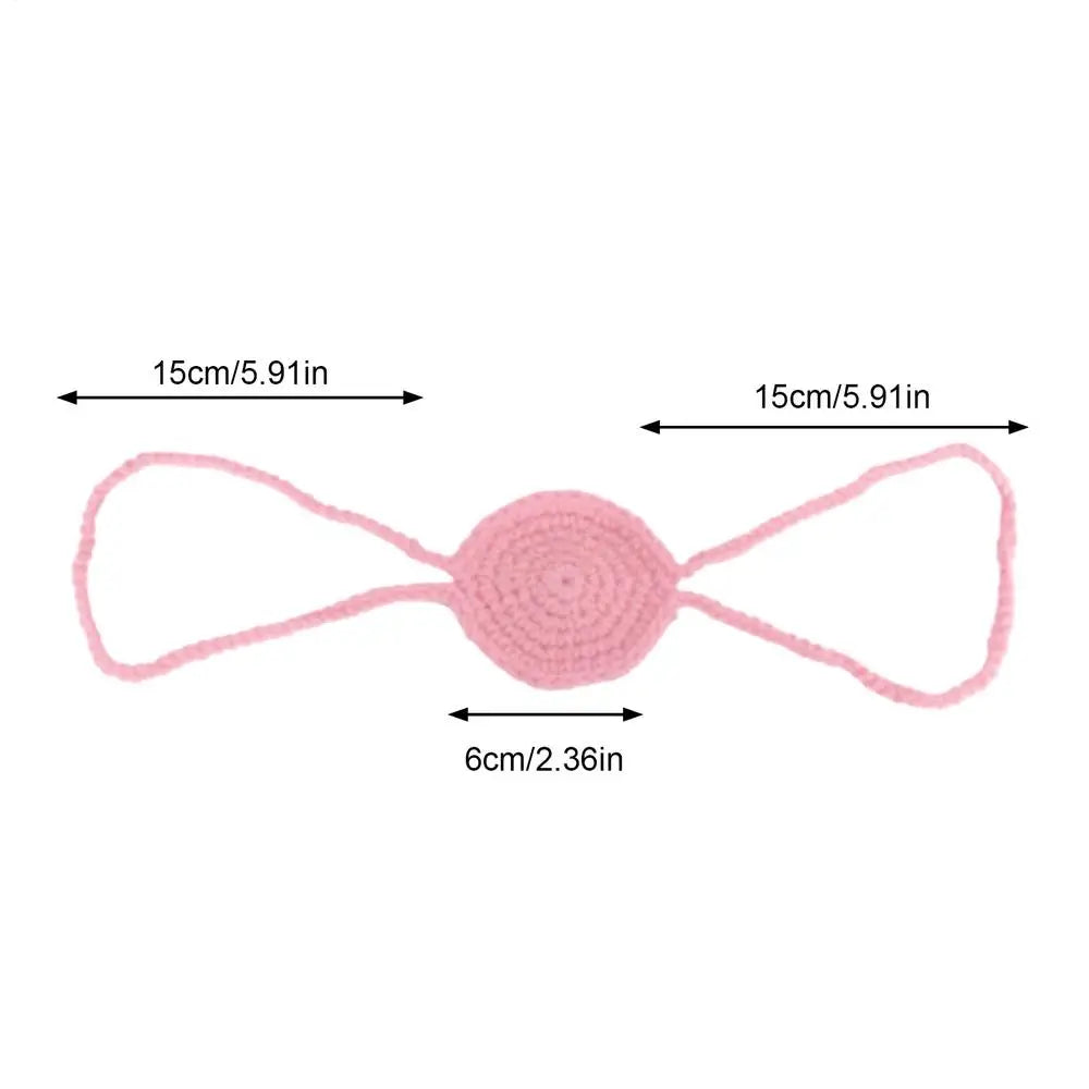Wool Nose Warmer Cover – Funny Winter Outdoor Nose Guard Winter Nose Warmer Qme Pink