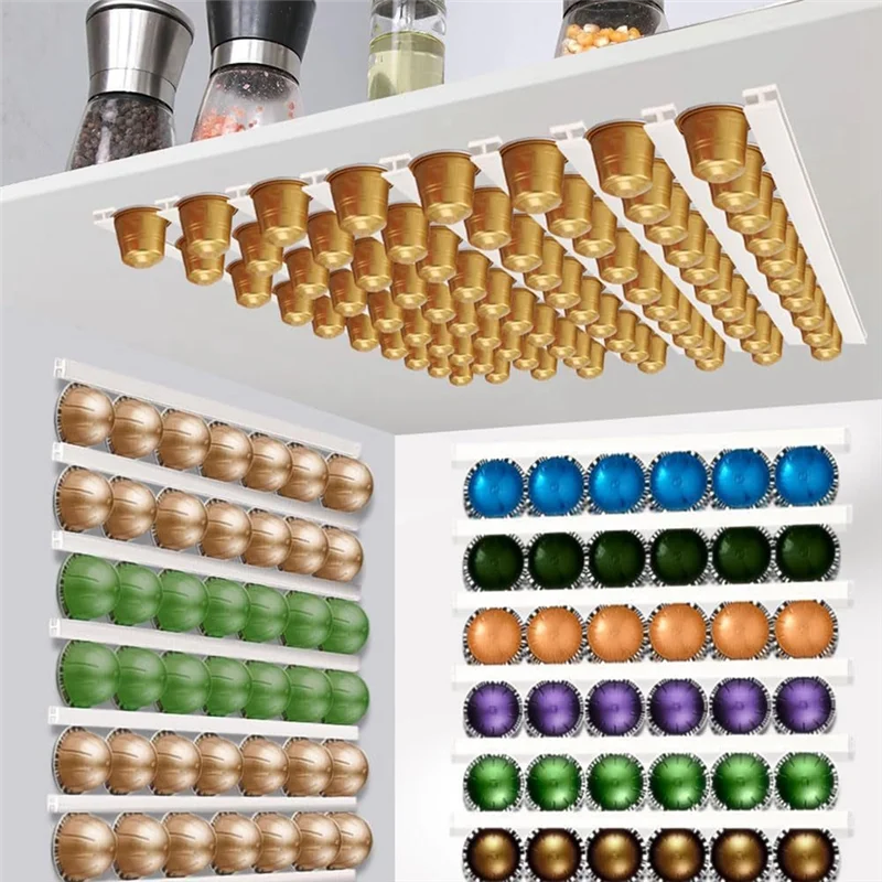 MiLESEEY Coffee Capsule Holder – Universal Pod Storage Rack Coffee Pod Holder Qst