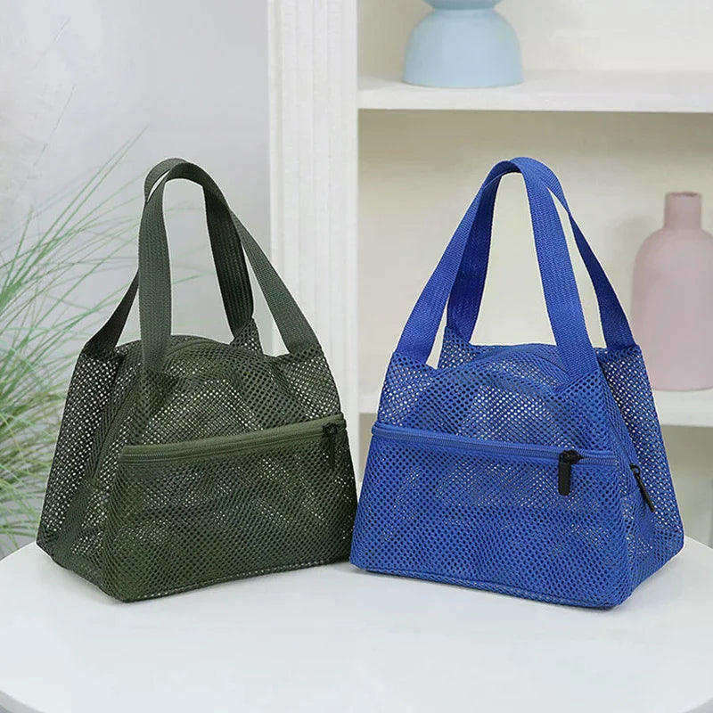 Mesh Travel Toiletry Bag – Large Capacity Organizer Pouch Travel Toiletry Bag Qme