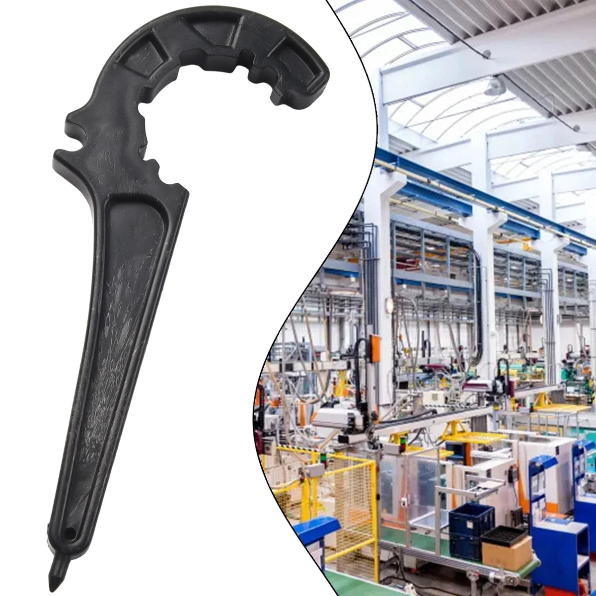 PE Pipe Fitting Wrench & PVC Lock Nut – 20–63mm Sizes Pipe Fitting Wrench Qme