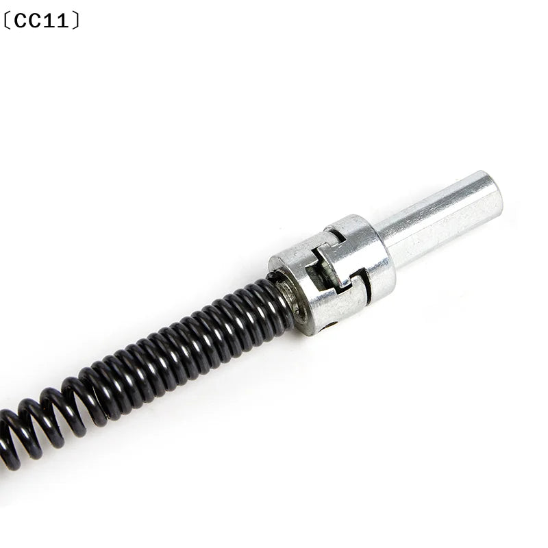 Drain Snake Spring Cleaner 10mm 1M/2M – Steel Wire Dredging Tool Drain Dredging Tool Qme