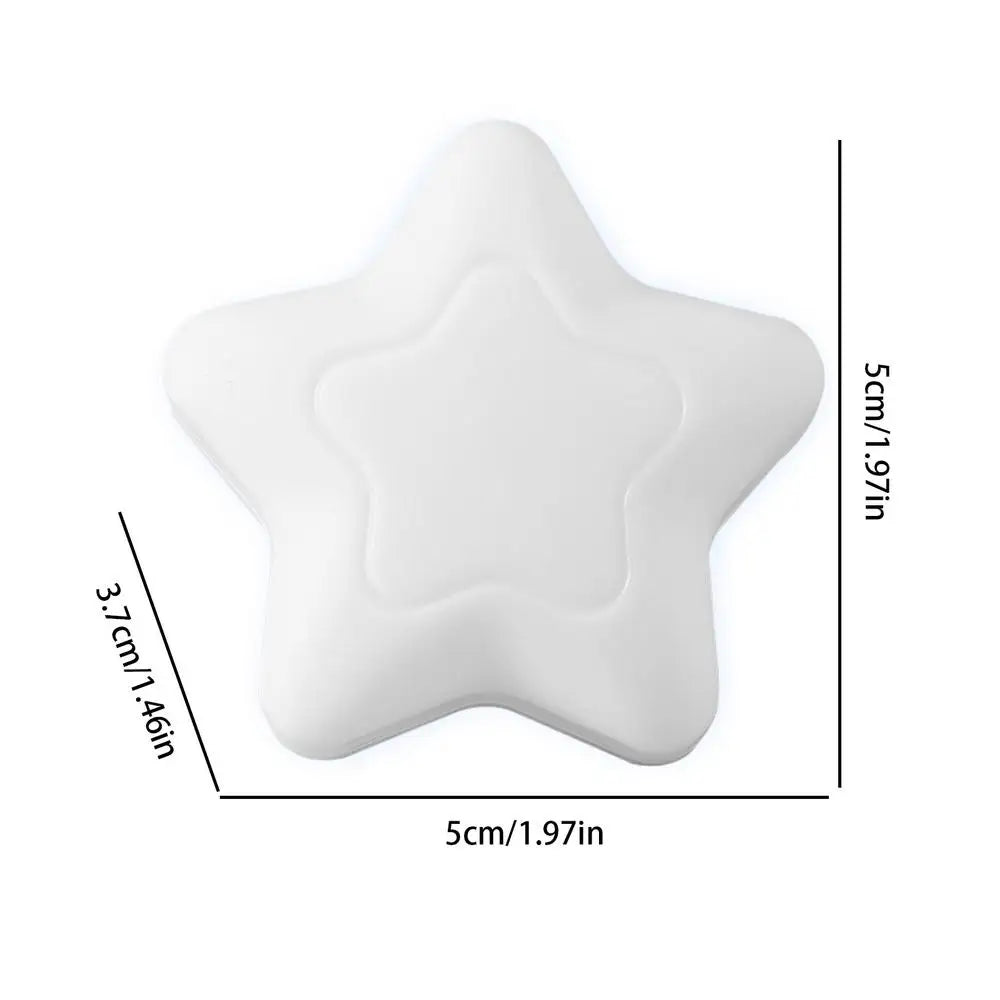 USB Star LED Night Light – 2 Colors, Bedroom & Nursery Decor LED Night Light Qst white light