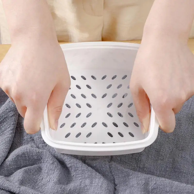 Microwave Vegetable Steamer Bowl | Food-Grade PP Container Microwave Steamer Bowl Qme