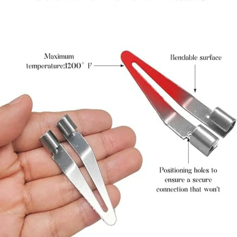 45° Adjustable Soldering Iron Tip – Stainless Steel Triangle Flat Head Soldering Iron Tip Qme