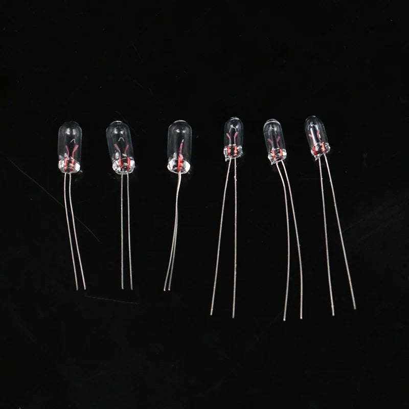Miniature Edison Rice Filament Bulbs 3V 6V 12V – 20 Pack Miniature Incandescent Bulb Qme