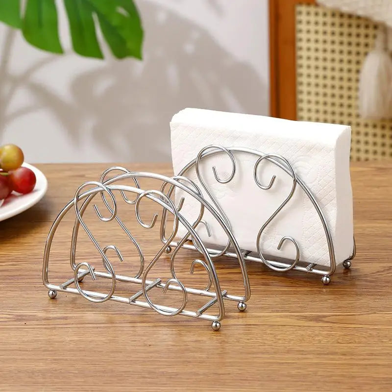 Metal Iron Napkin Holder & Paper Organizer – 7 Colors Napkin Holder Organizer Qme