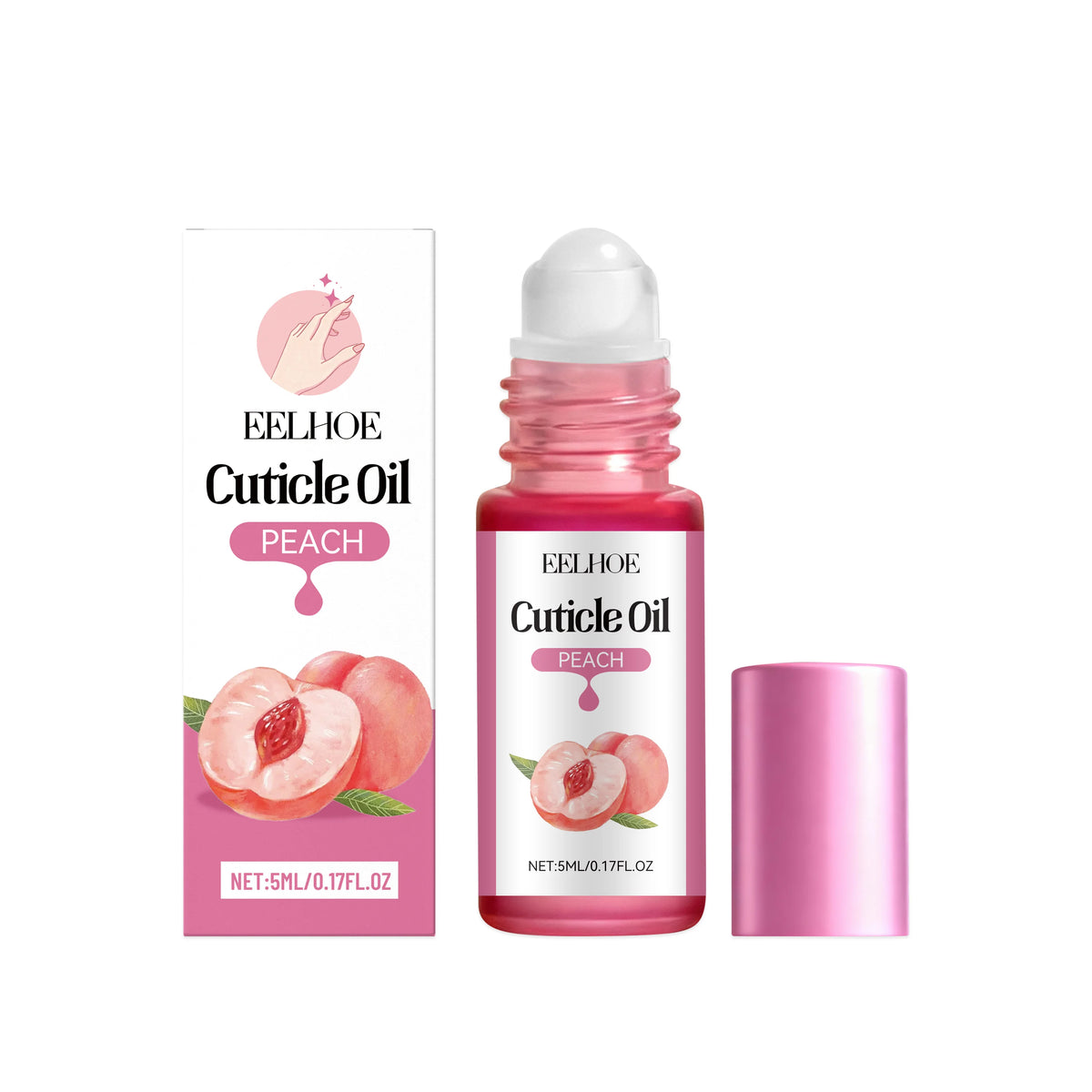 Eelhoe Nourishing Cuticle Oil – Daily Nail & Cuticle Moisturizer Cuticle Oil Qst peach