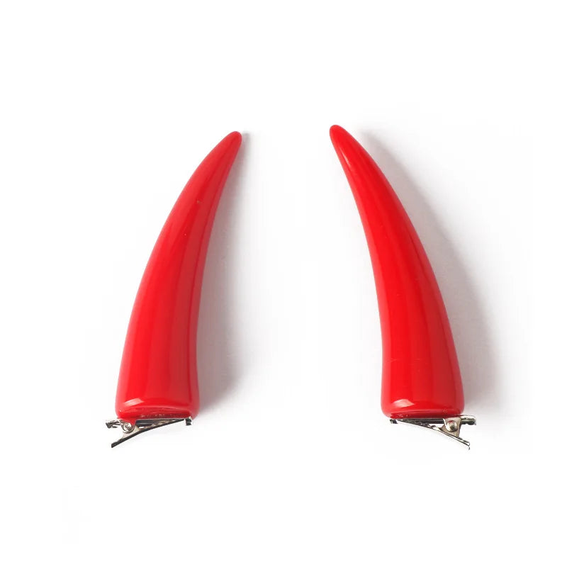 Chainsaw Man Power Demon Horn Clips | Anime Cosplay Headwear Cosplay Horn Headwear Qme