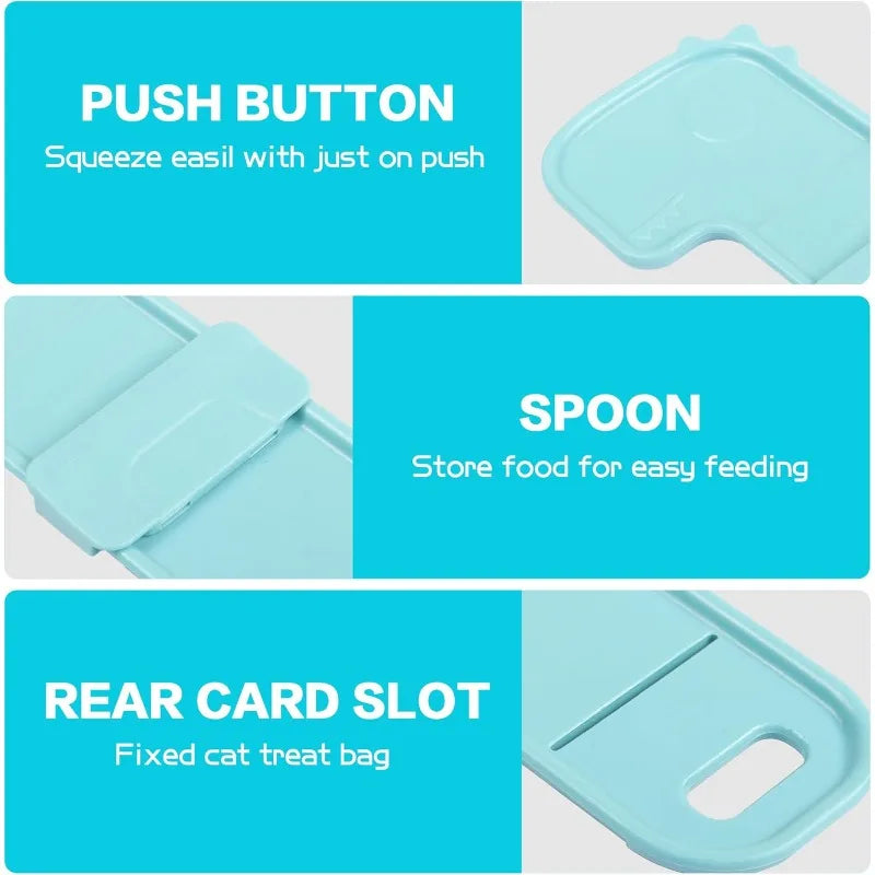 Cat & Dog Squeeze Feeding Spoon – Safe No-Mess Treat Dispenser Pet Feeding Spoon Qme