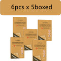 5-Pack Invisible Concealer Stickers – Waterproof & Breathable Skin Concealer Stickers Qst 6pcs x 5boxed