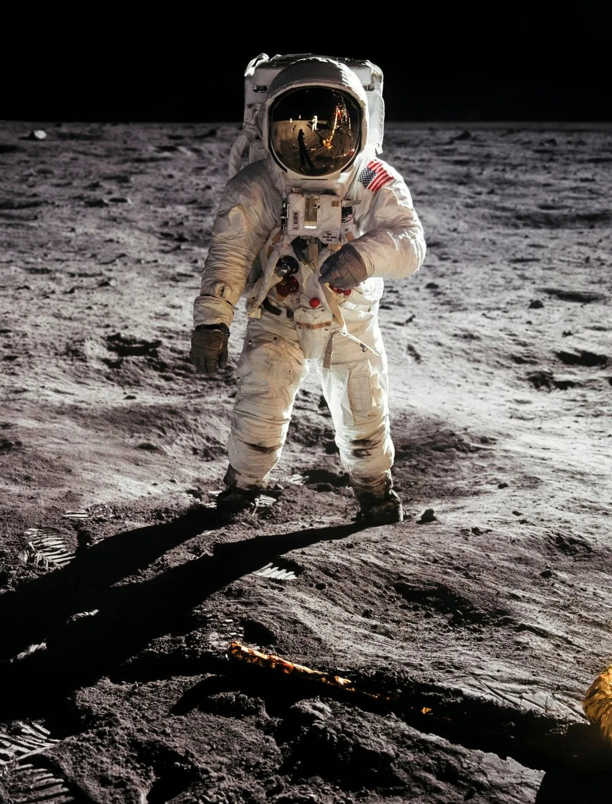 Apollo 8 Earthrise Space Canvas Wall Art Poster | Astronaut Canvas Wall Art Qst 6 40x60cm Unframed