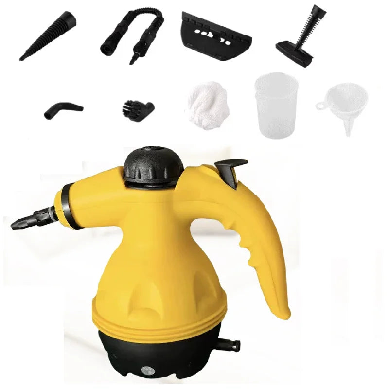 MiLESEEY B15C Handheld Steam Cleaner – 9-Piece Kit EU Plug Handheld Steam Cleaner Qst As Shown